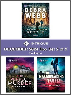 cover image of Harlequin Intrigue December 2024--Box Set 2 of 2